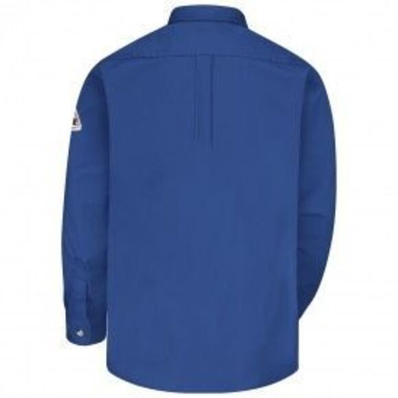 Bulwark Men's Midweight FR Dress Uniform Shirt in Royal Blue NEW NWT - Picture 2 of 8